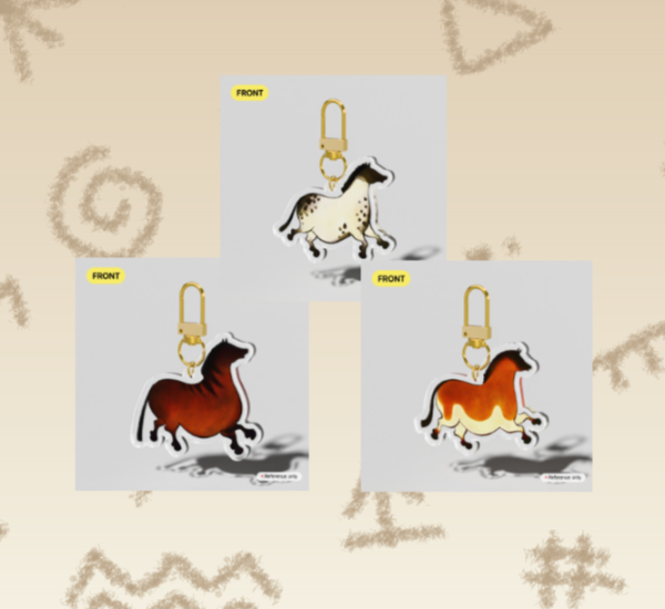 Prehistoric Cave Painting Horse [Keychain Set]