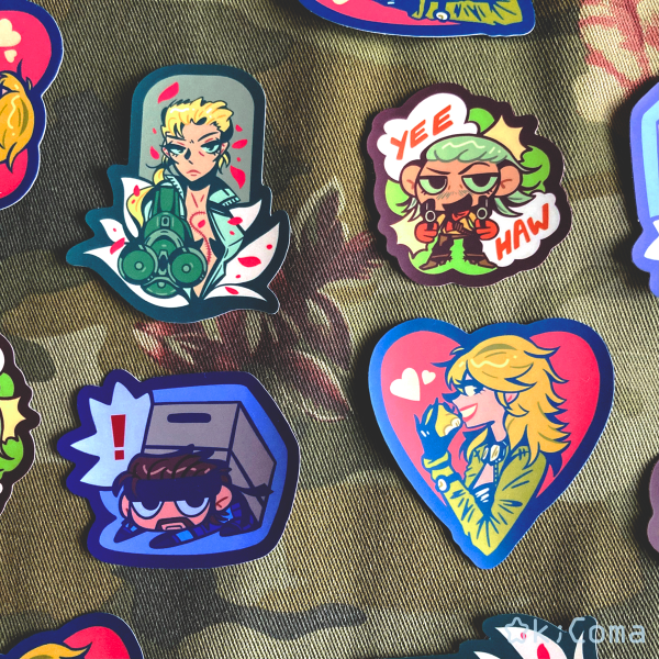 Metal Gear Solid - stickers set