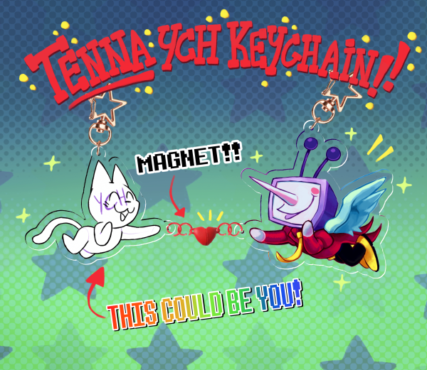TENNA X YCH KEYCHAINS