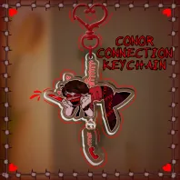 Conor acrylic connection keychain