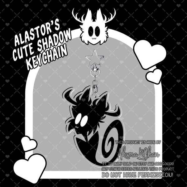 Alastor’s Shadow Keychain