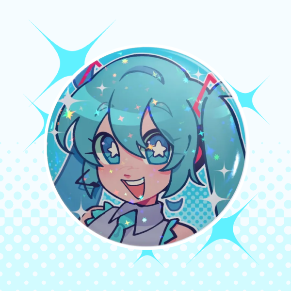 ✮HATSUNE MIKU - badge