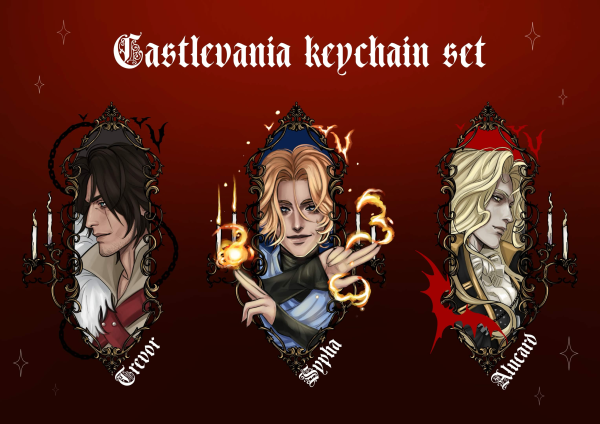 Castlevania keychain set