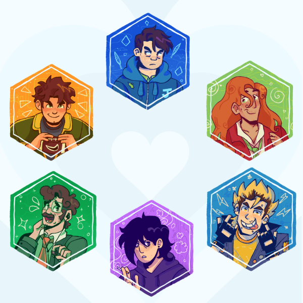 Stardew Valley Bachelors Plush Buttons