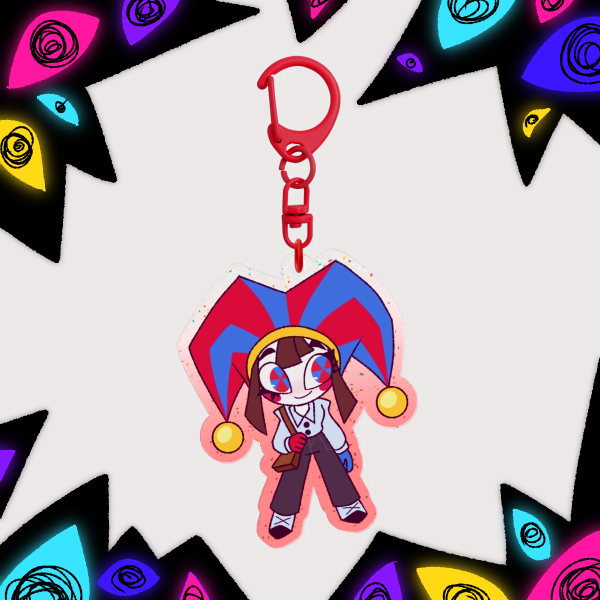 🎪 (IRL) Pomni Keychain