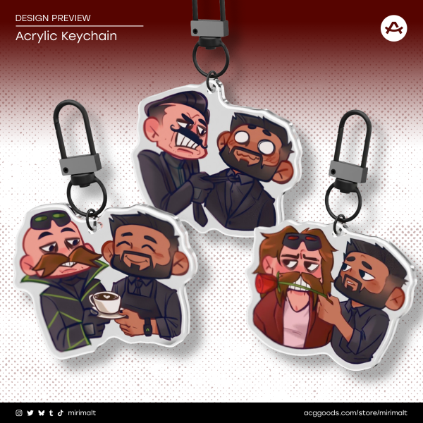 Stobotnik Keychain Set | Sonic Movie 1-3