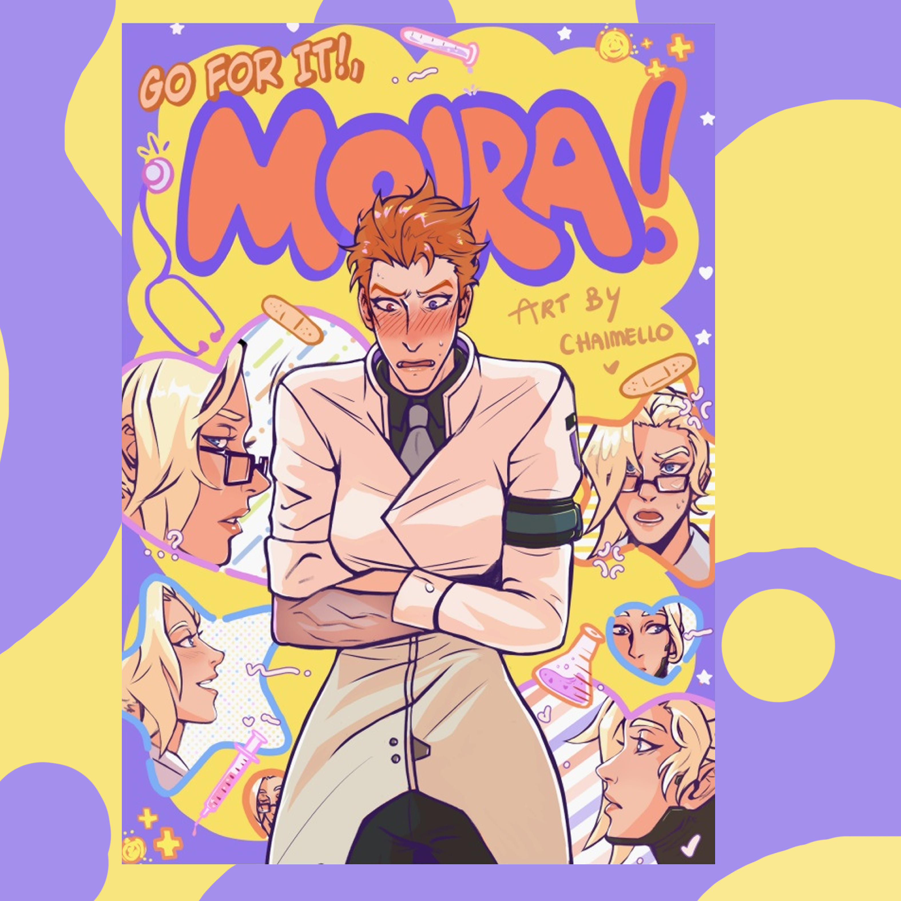 Go for it, Moira! 🎔 A4 Poster