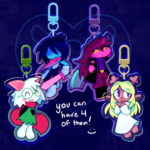 DR Party Member Acrylic Charm Set