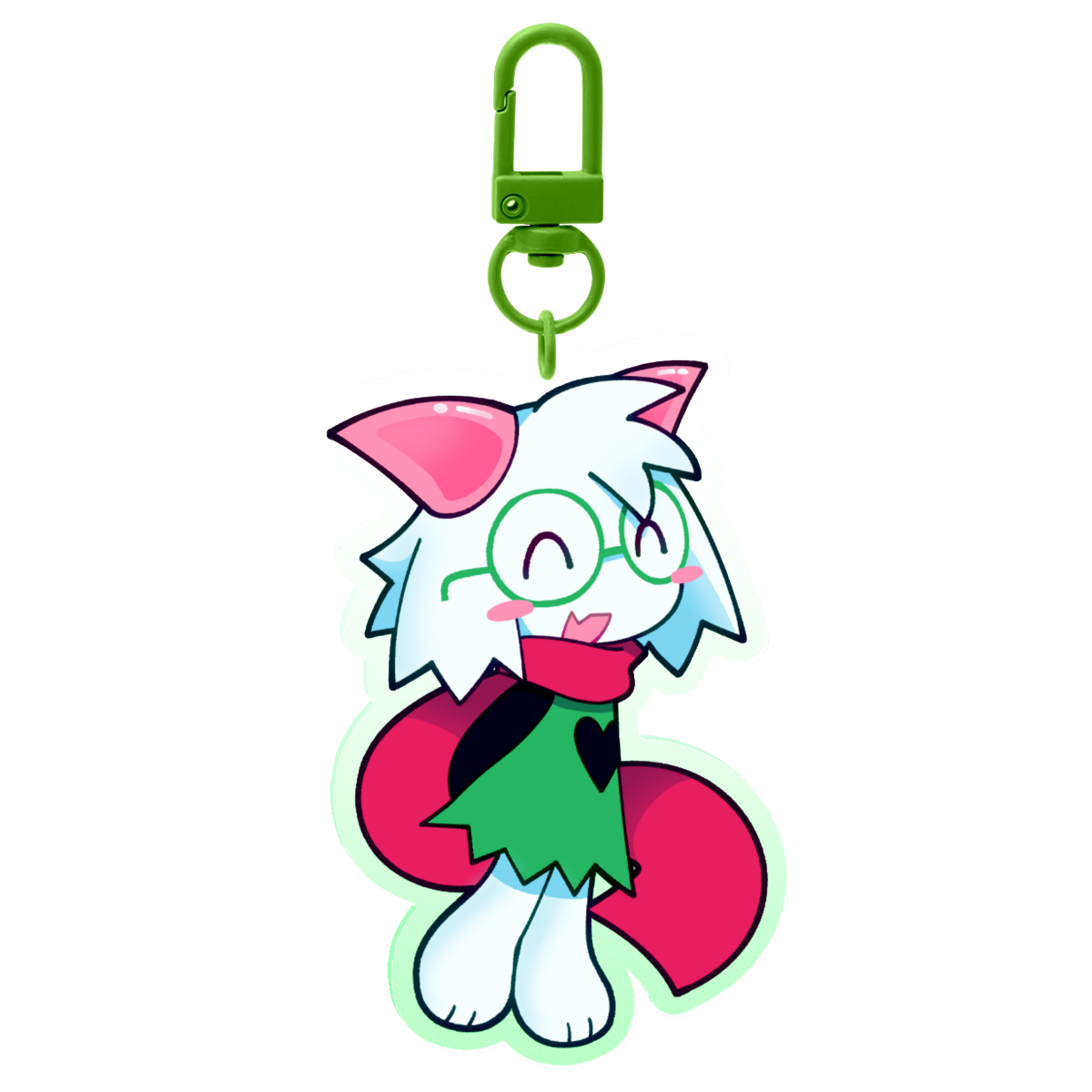 Ralsei Colored Edge Acrylic Charm