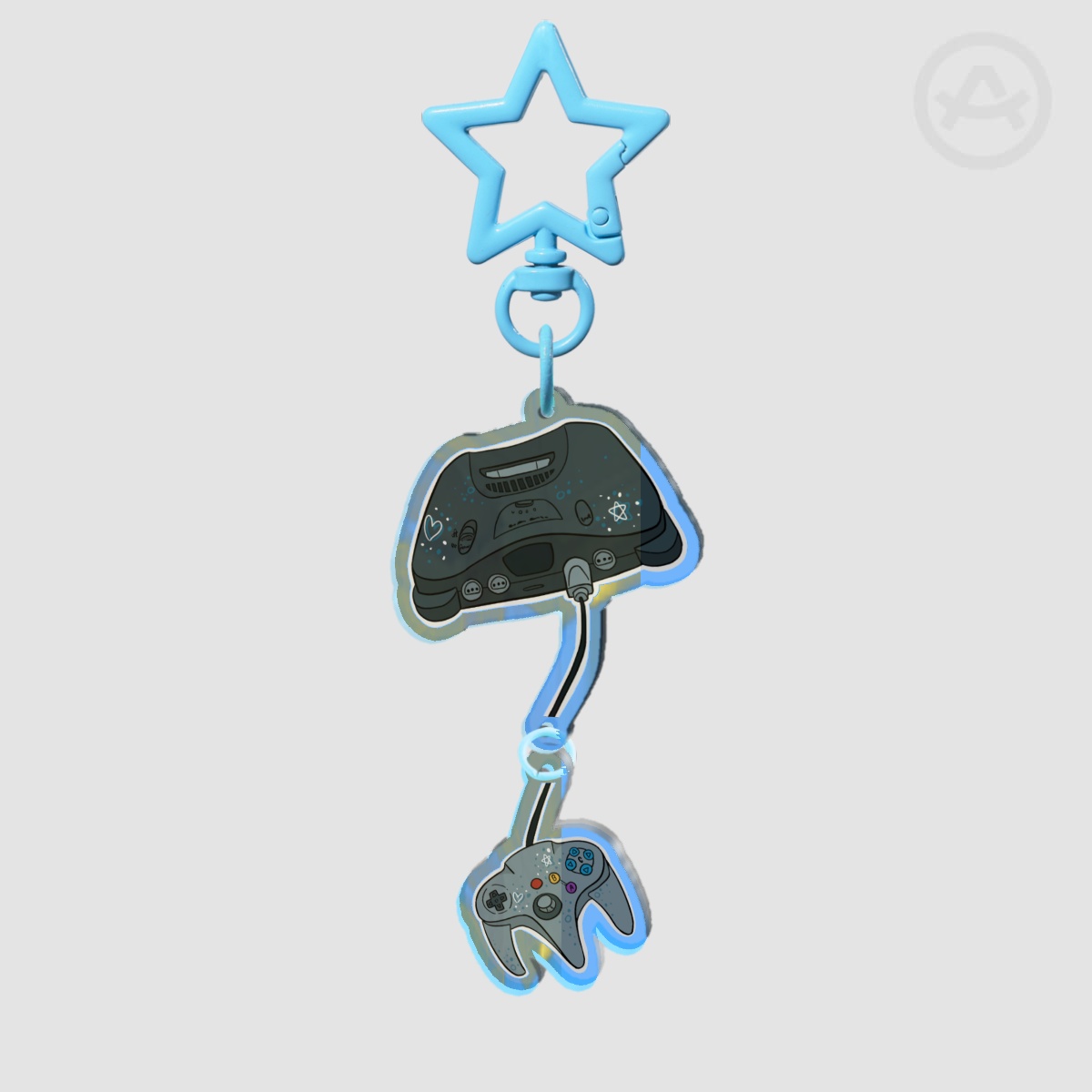 Nintendo 64 Keychain