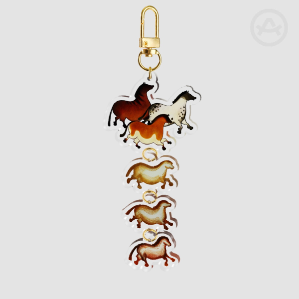 Prehistoric Cave Painting Horses [ver 4] [Keychain Collection]
