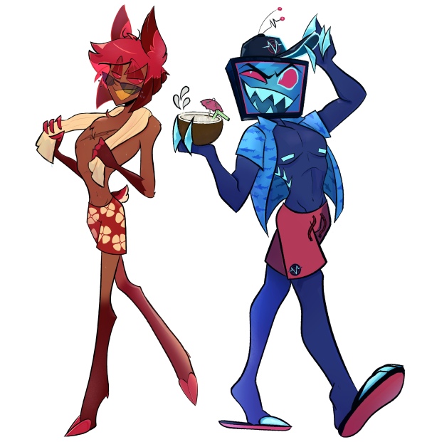 Beach Radiostatic Standee Set