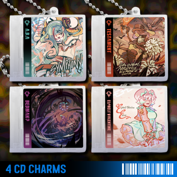 GGST Soundtrack CD Keychains | S1