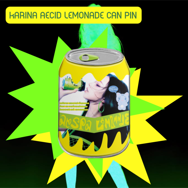 karina æcid lemonade can badge