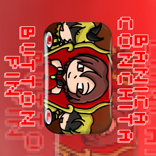 Banica Conchita Pin Badge [Evil Food Eater Conchita]