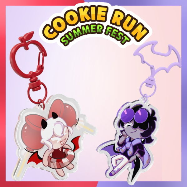 Candy Apple & Black Sapphire Keychain Bundle