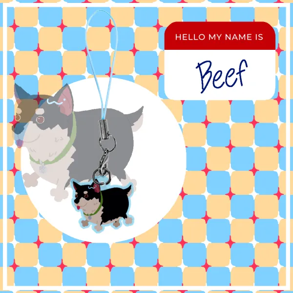 Dispatch Beef Phone Charm