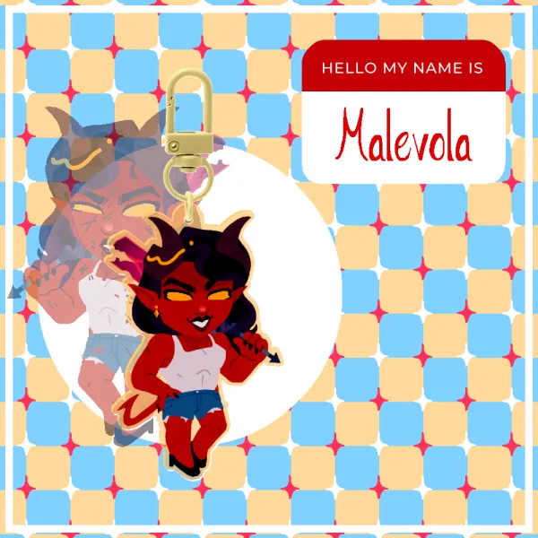 Dispatch Malevola Keychain