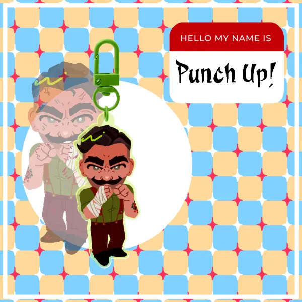 Dispatch Punch Up Keychain