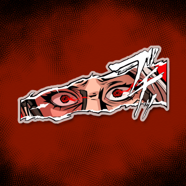 Vengeance Mercy x Persona Crit ☆ Clear Vinyl Sticker