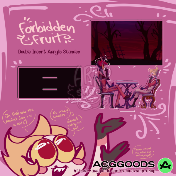 Forbidden Fruit - AppleRadio | Double Insert Acrylic Standees