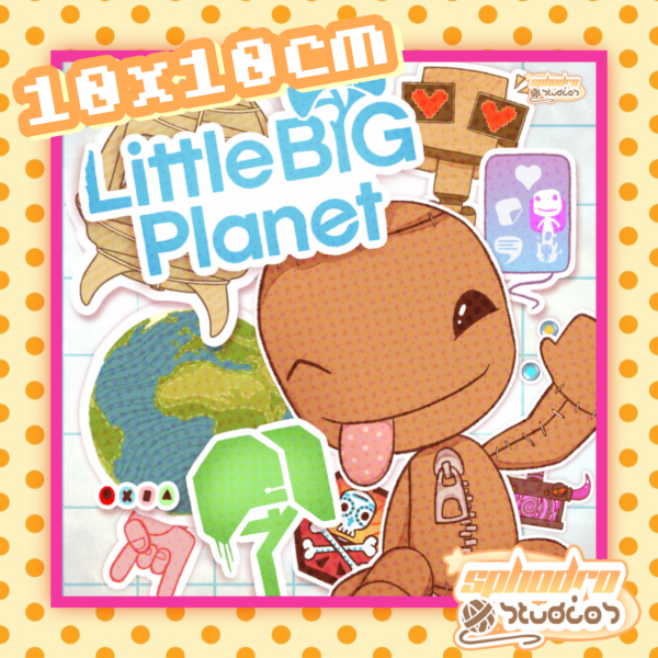 Mini Print | LBP/Little Big Planet - Sackboy - 10cm x 10cm