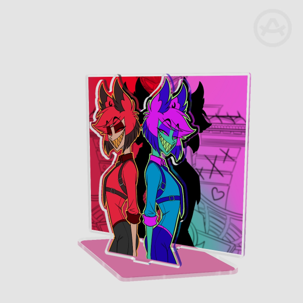 Alternates Alastor Neon Standee