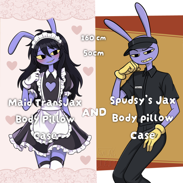 Maid TransJax & Spudsy’s Jax Body Pillowcases