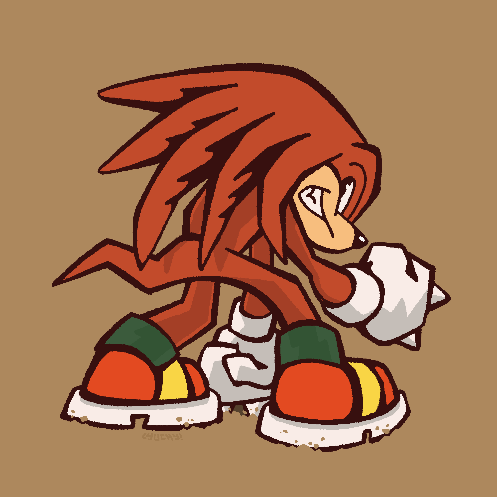 Knuckles Sticker