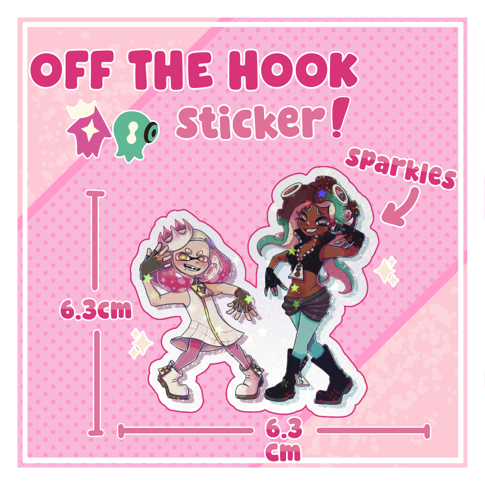 SPLATOON Off The Hook Sticker