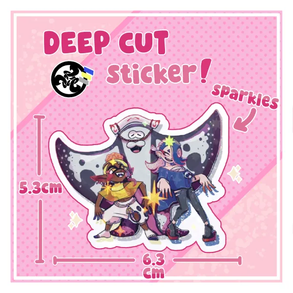 SPLATOON Deep Cut Sticker