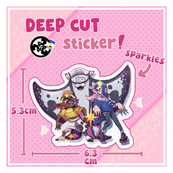 SPLATOON Deep Cut Sticker