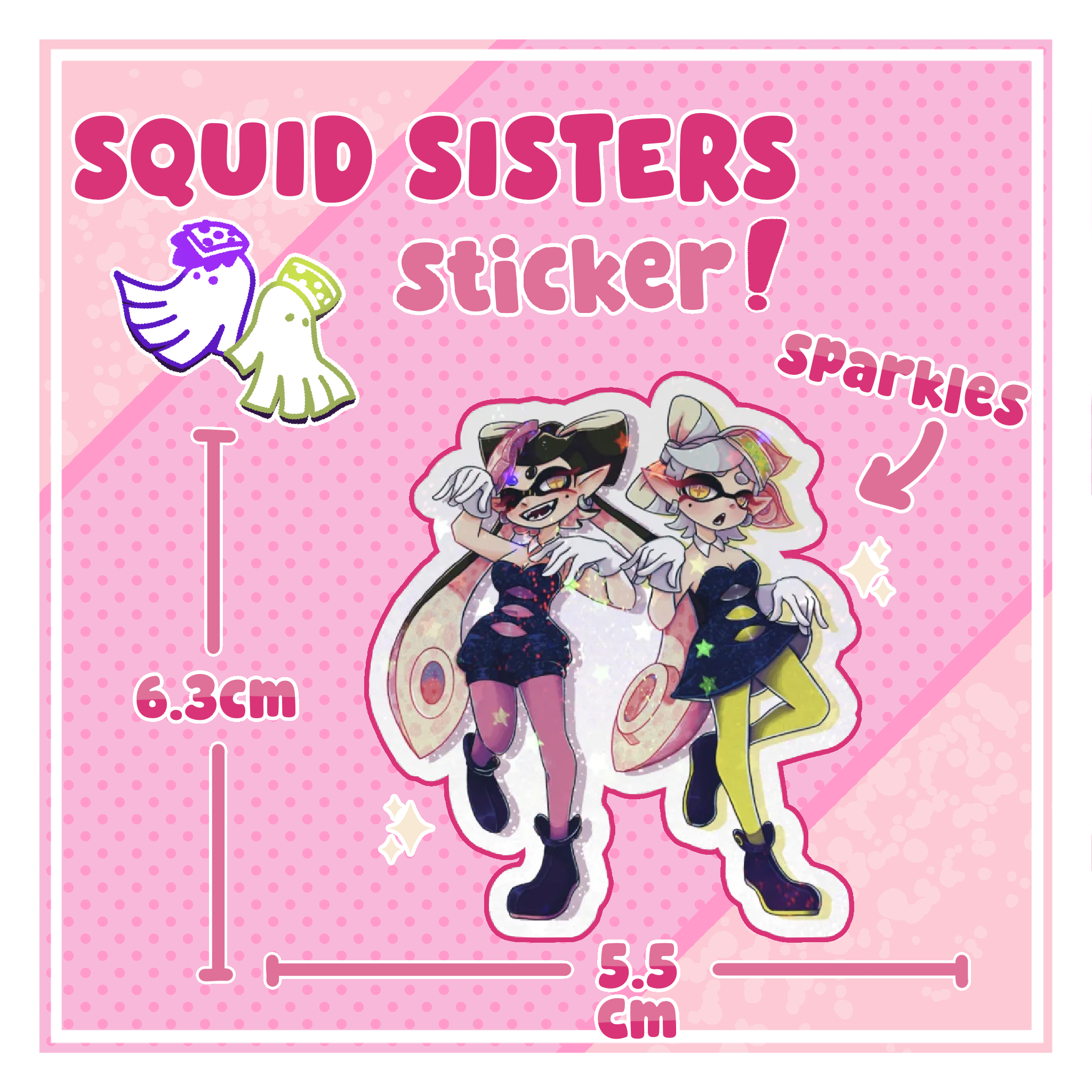 SPLATOON Squid Sisters Sticker