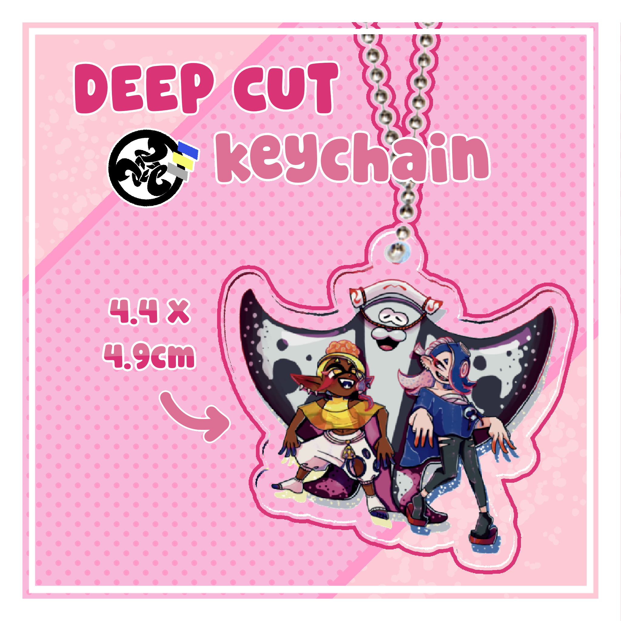 SPLATOON Deep Cut Acrylic Keychain