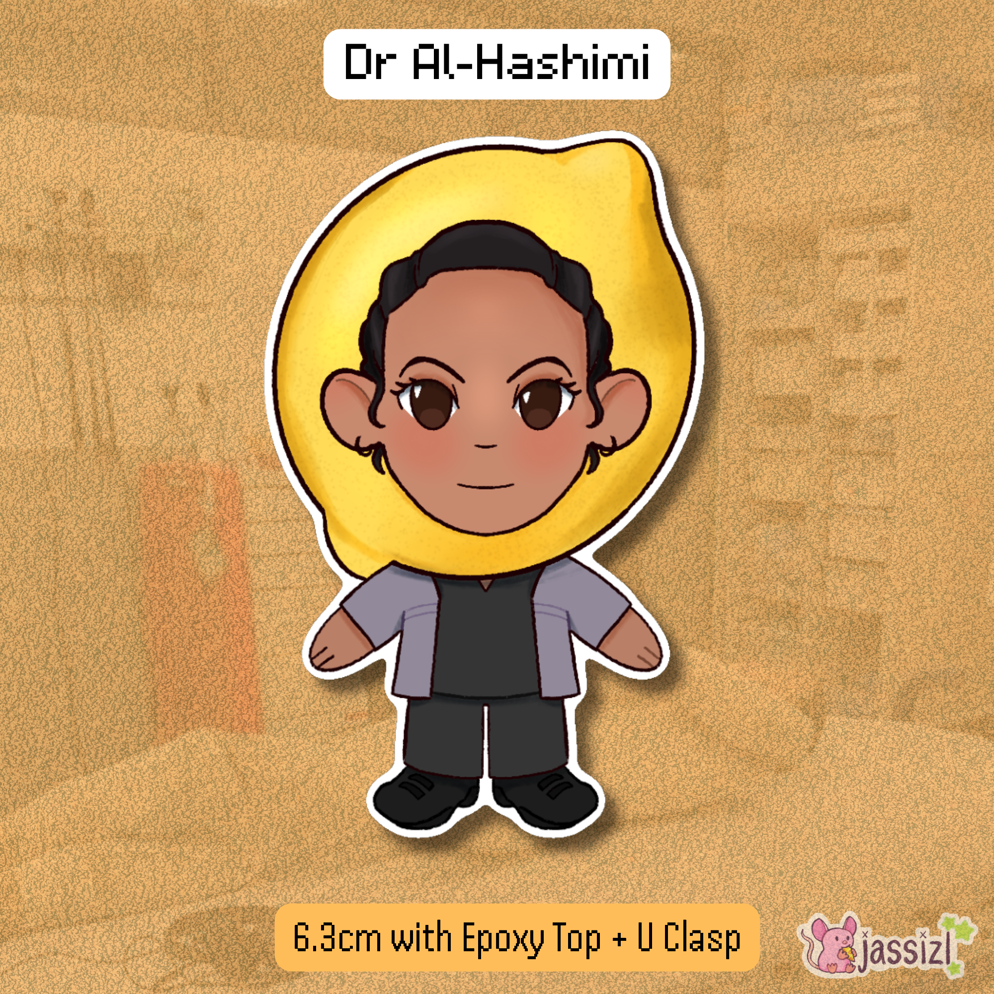 Dr. Al-Hashimi | THE PITT KEYCHAINS | Series 3 | Fruits