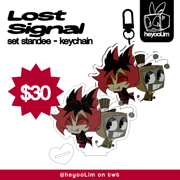 LostSignal BUNDLE ♡ keychain + standee