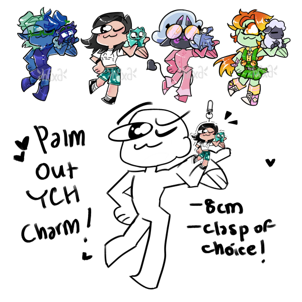 Palm Out YCH Charm!