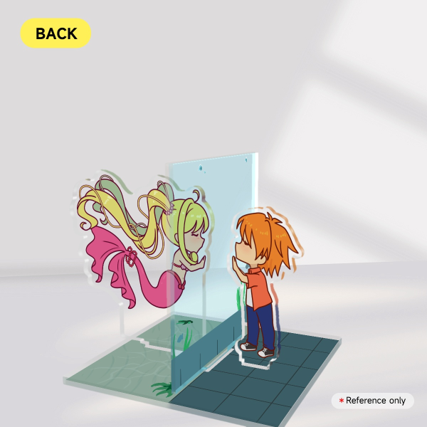 Aquarium Kiss standee