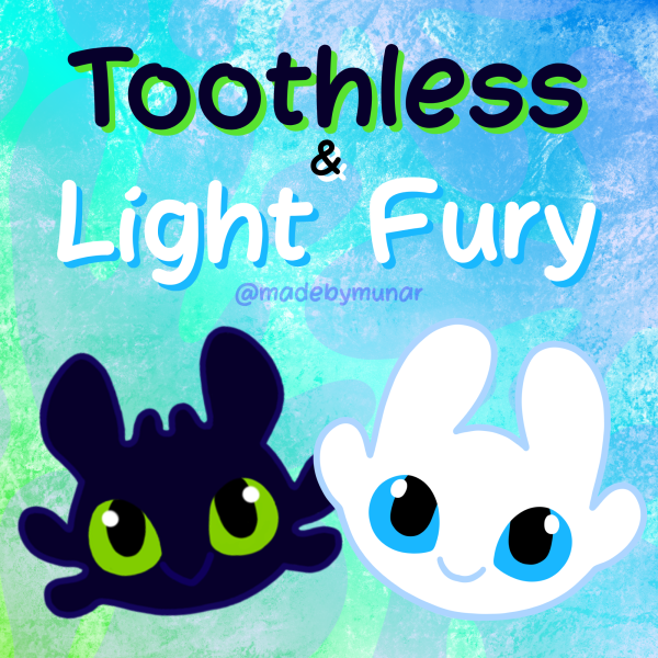 HTTYD - Toothless and Light Fury