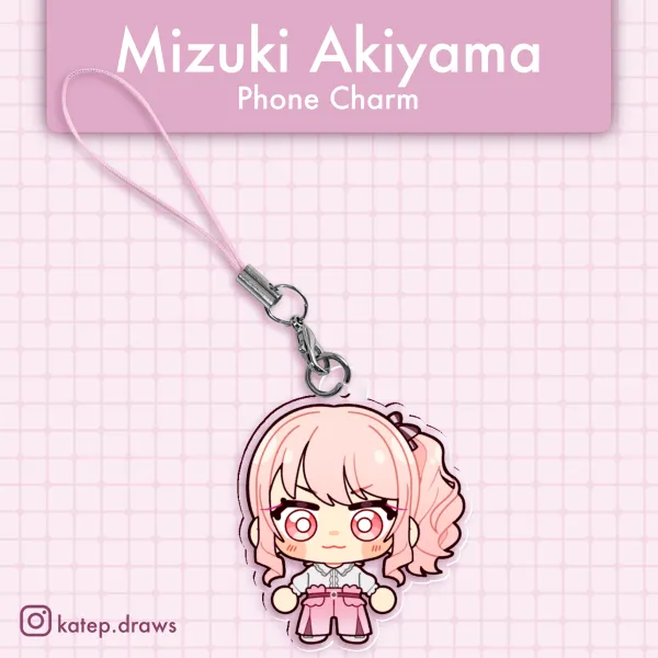 Mizuki Akiyama Project Sekai Phone Charm
