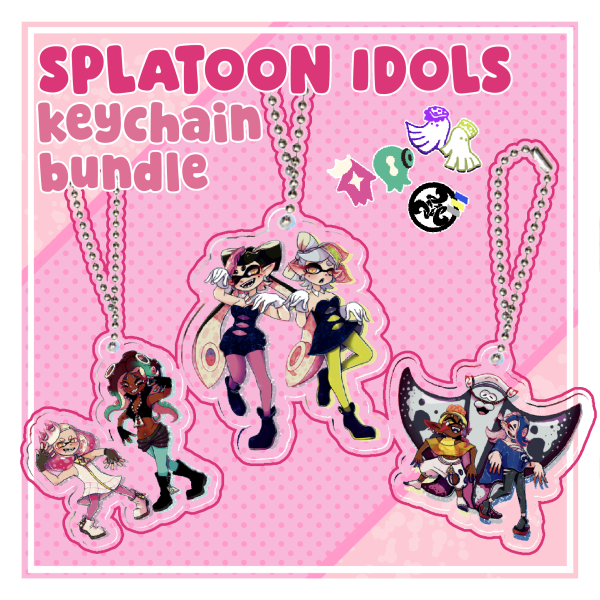 SPLATOON Idols Keychain Bundle