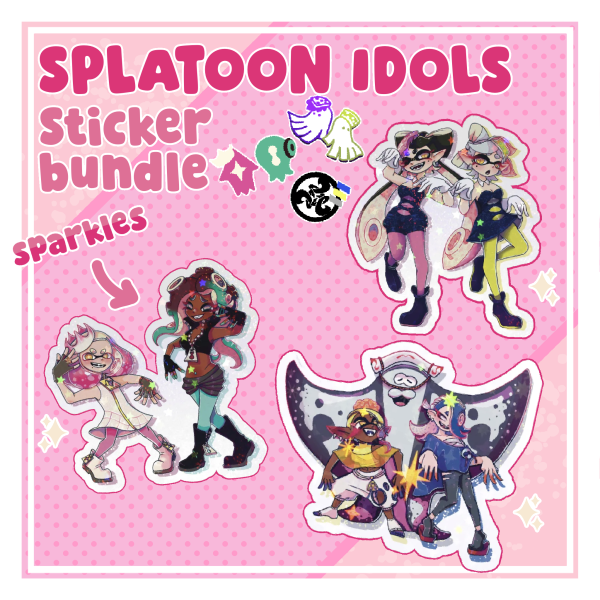 SPLATOON Idols Sticker Bundle