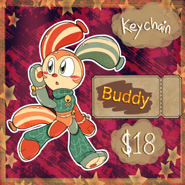 Buddy 2-Piece Keychain