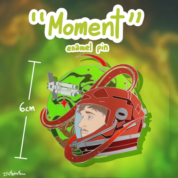 "Having a moment" Ryland Grace enamel pin