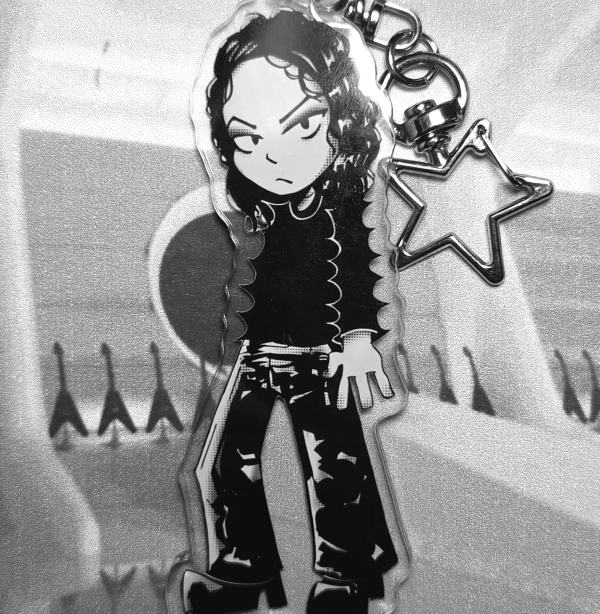Michael Jackson Scream Acrylic Keychain