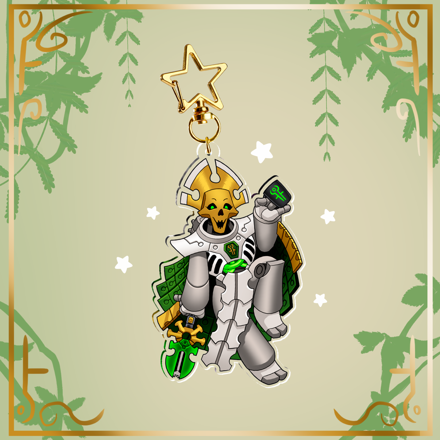 Robot Lord Keychain