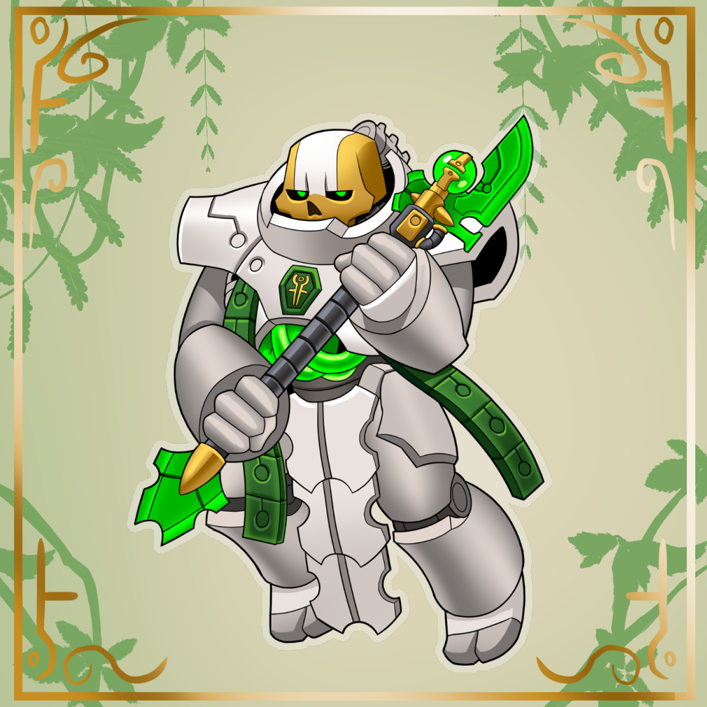 Robot Bodyguard Sticker (Clear)