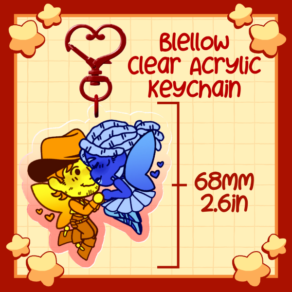 - DELTARUNE - Blellow Keychain