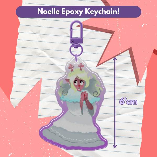 Noelle Epoxy Keychain