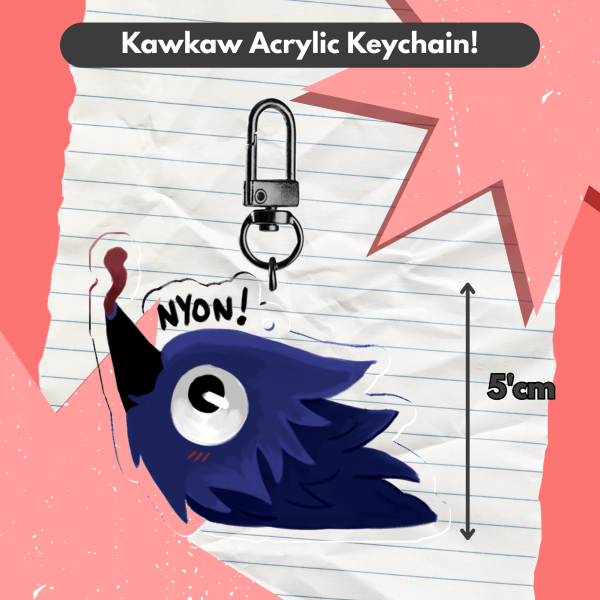 Kawkaw Acrylic Keychain
